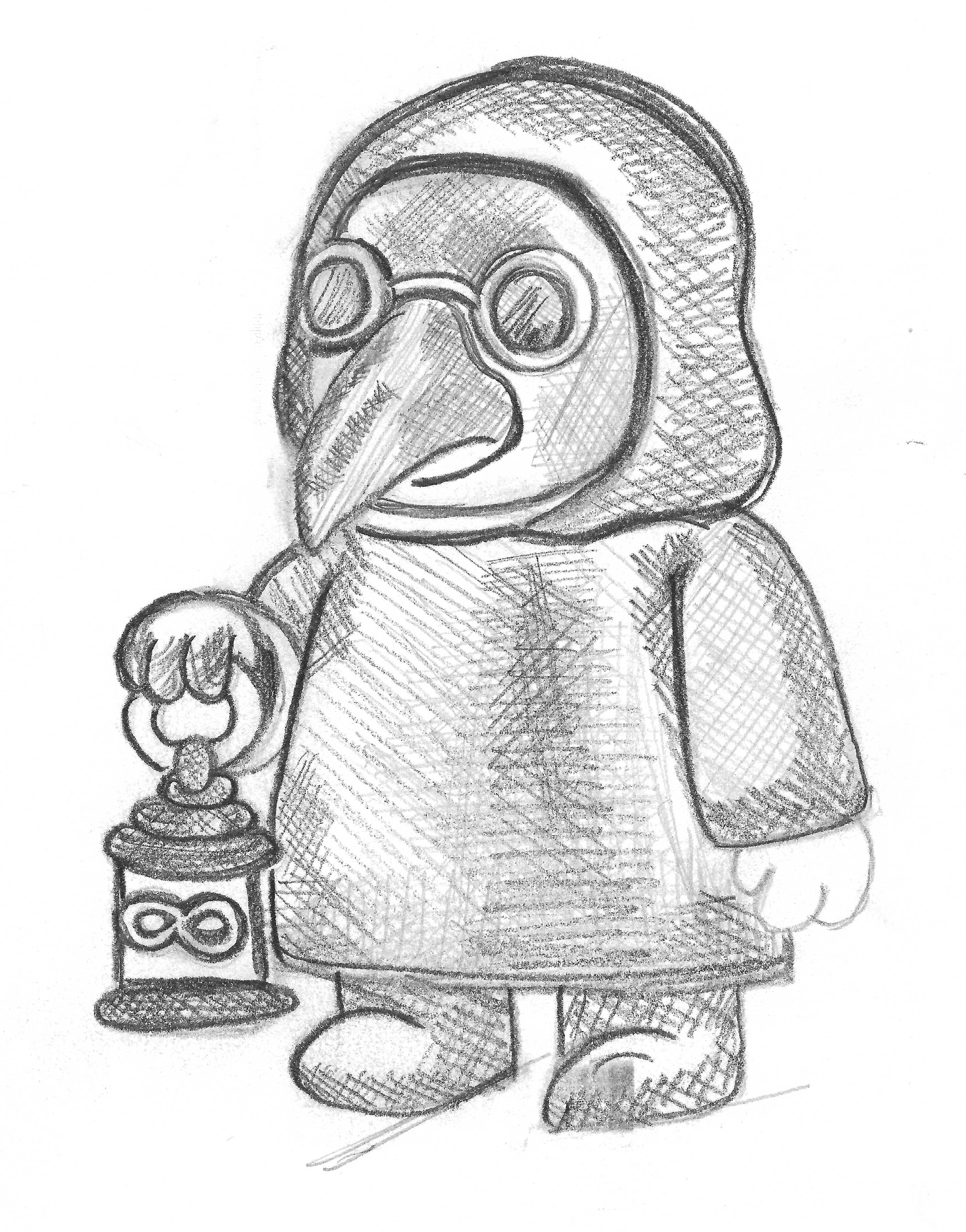 Boceto Wizo el Guardian del Aliento